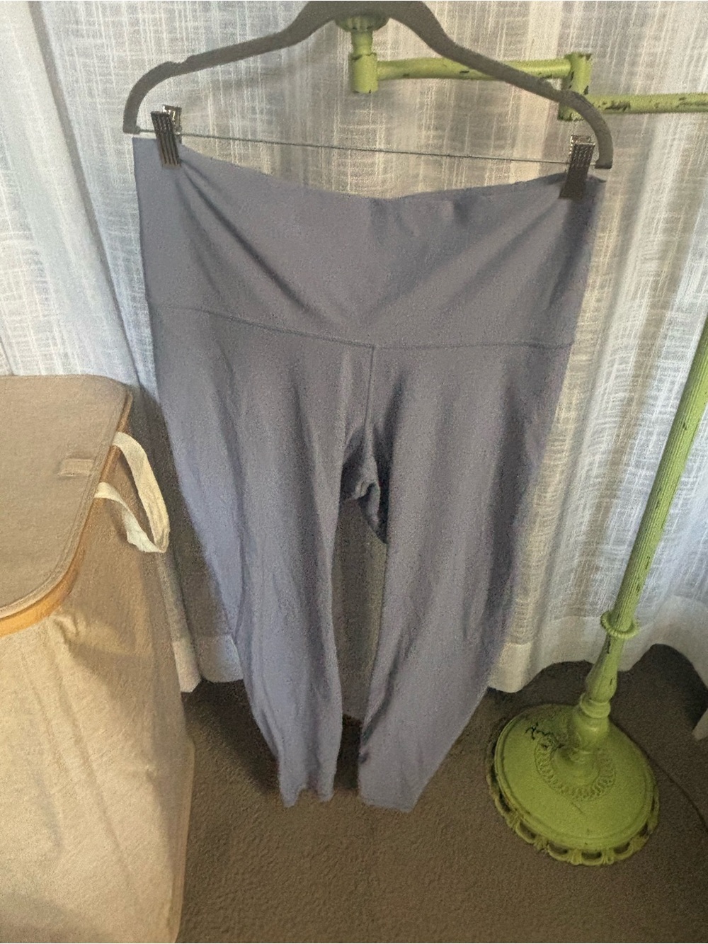 Old Navy High-Waist Leggings in Slate Blue